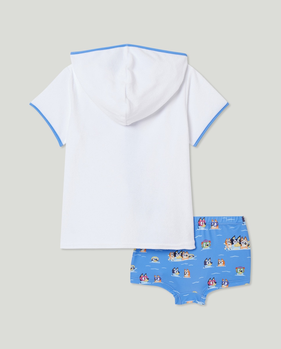 Conjunto Bluey de Bebé Branco-2