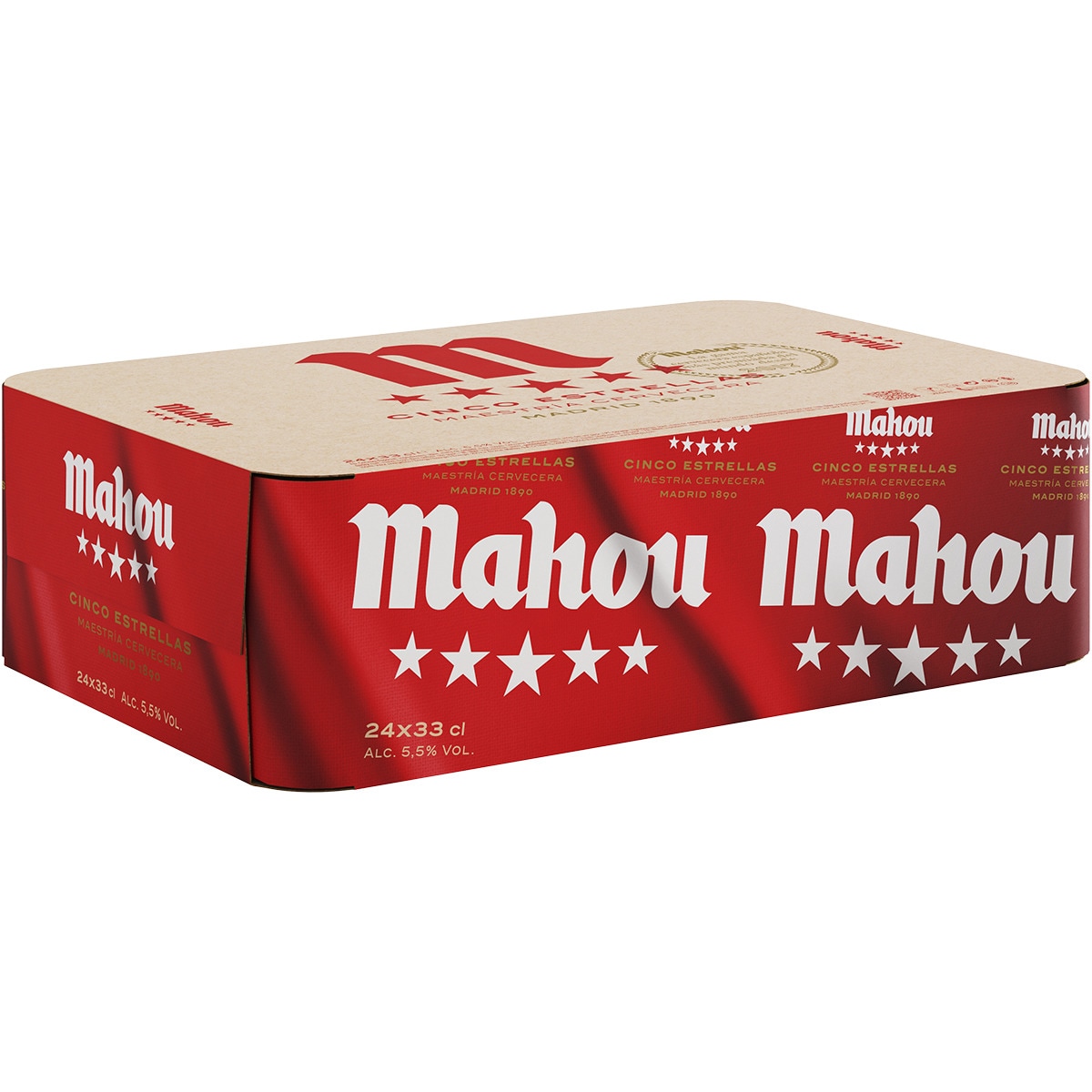 cerveza rubia especial pack 24 latas 33 cl
