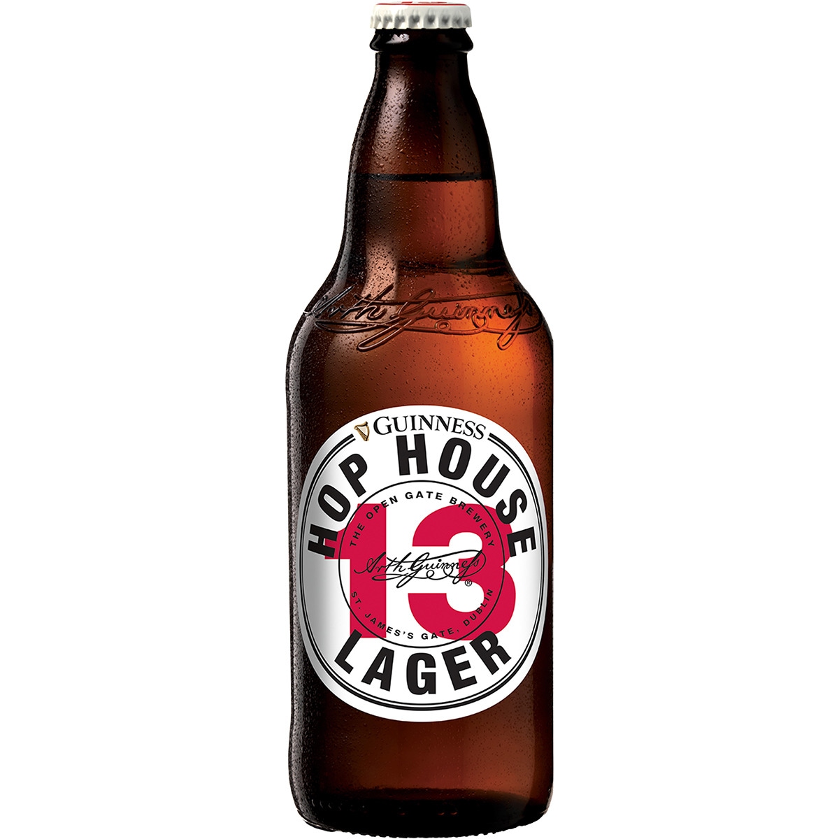 cerveza rubia irlandesa tipo lager botella 33 cl