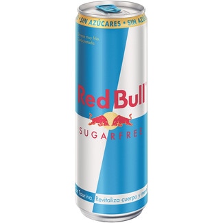 bebida energética Sugar Free con cafeína, taurina, vitamina B y agua de los Alpes lata 35,50 cl - Red Bull