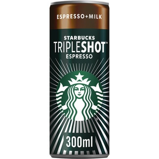 Tripleshot Expresso bebida láctea de café con leche lata 300 ml - Starbucks