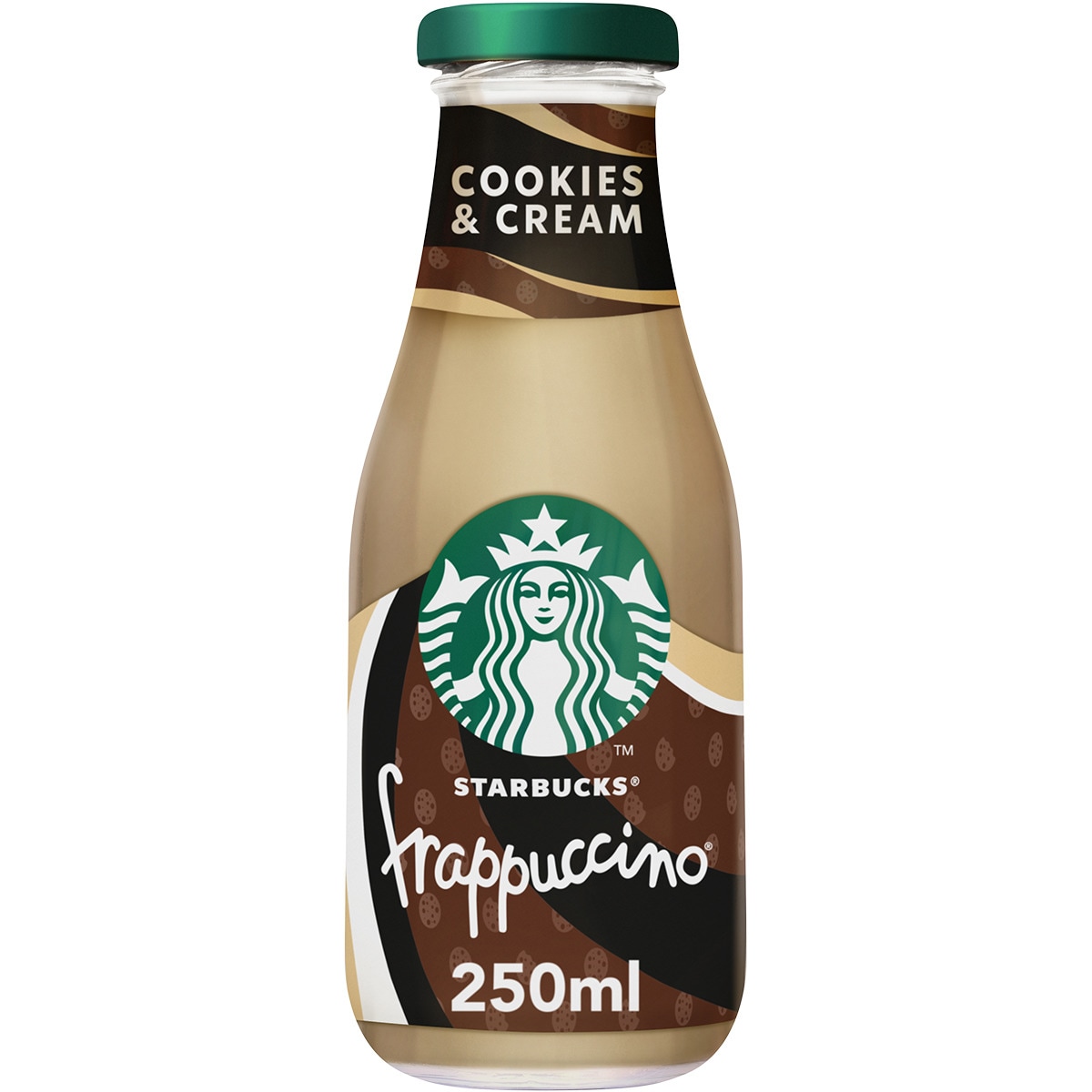 Frappuccino bebida láctea de café con cookies & cream botella 250 ml
