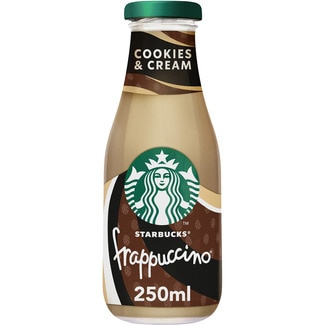 Frappuccino bebida láctea de café con cookies & cream botella 250 ml - Starbucks