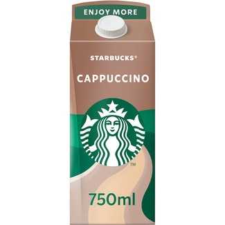 Chilled coffee bebida láctea de café con leche y cacao brik 750 ml - Starbucks