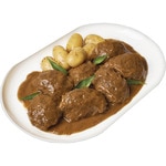 acorn-fed 100% Iberian cheek in sauce with baby potatoes 4 portions container 1,3 kg