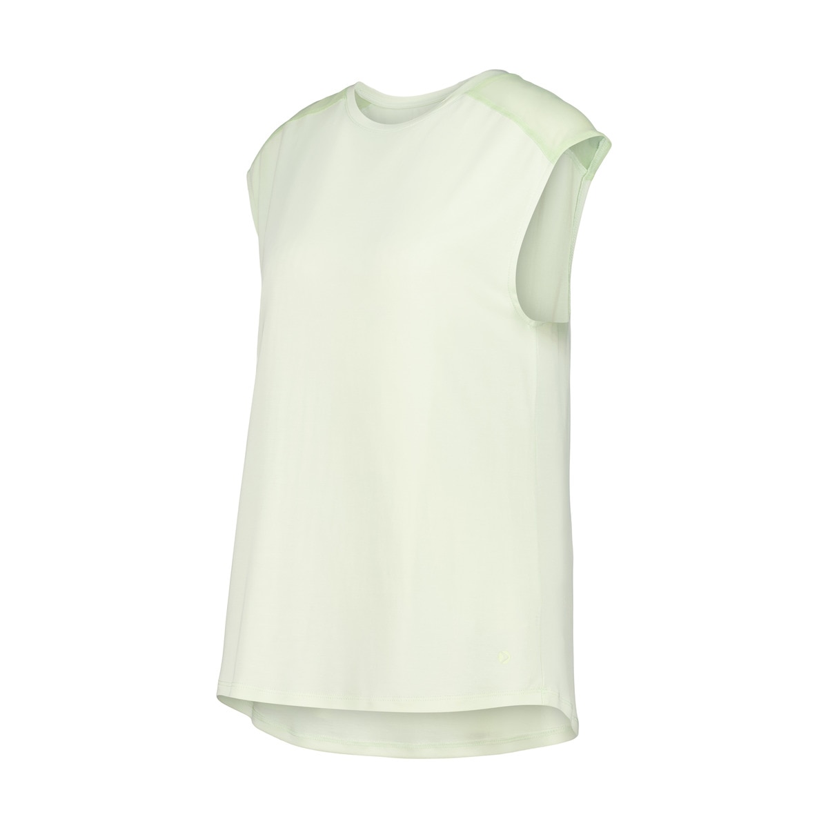 T-shirt de Training de Mulher em Modal com Mesh e Manga Curta 586 Lima-4