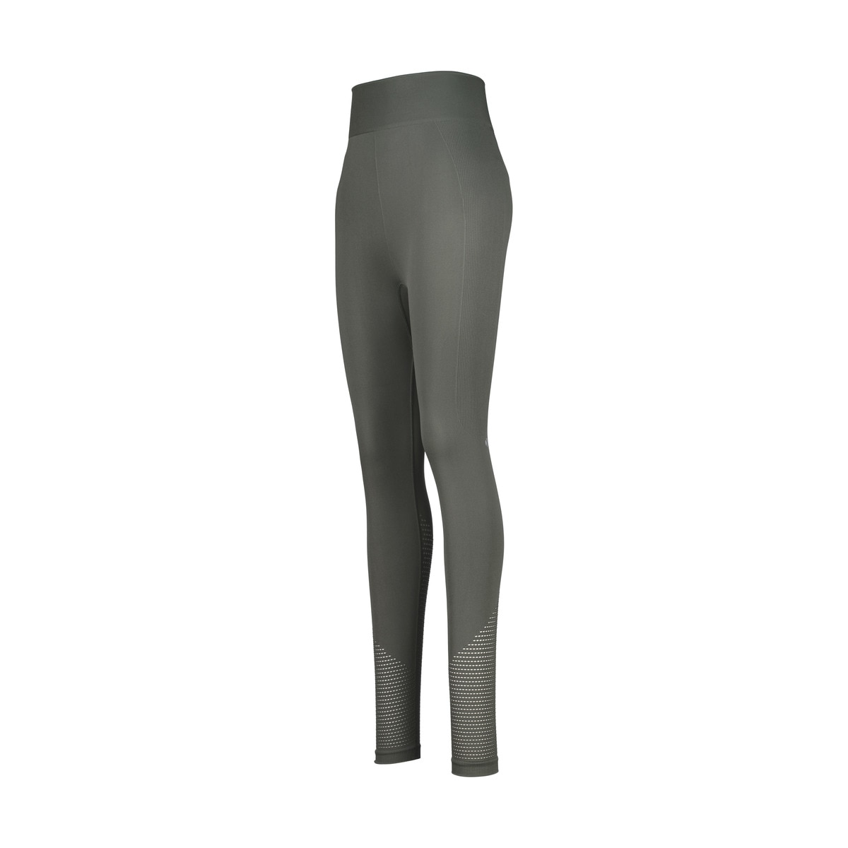 Leggings Seamless de Yoga de Mulher 530 Verde Escuro-4