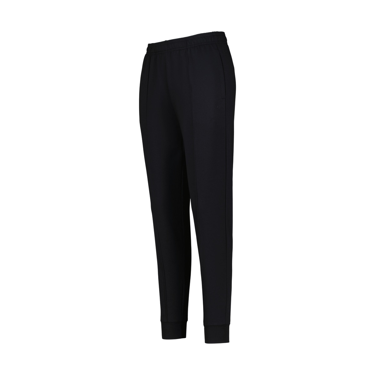 Calças com Punho Sportcasual de Mulher Preto Intenso-4