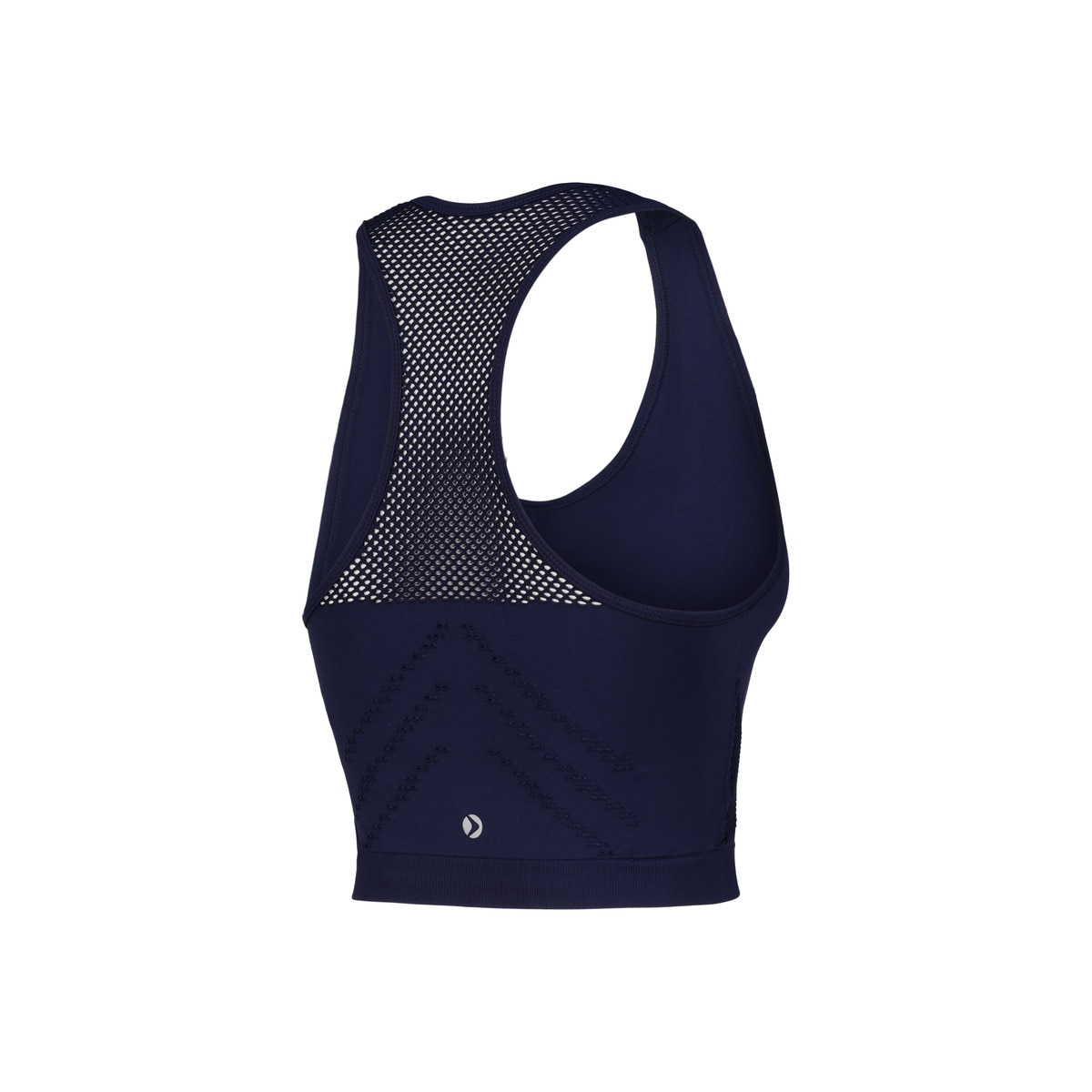 Top Seamless de Yoga de Mulher Azul-marinho-5