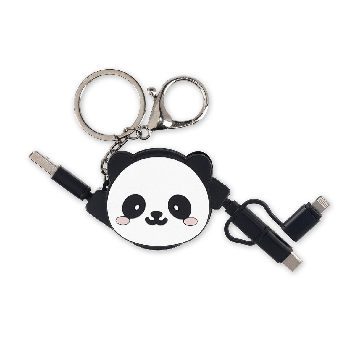 Cabo carga 3 en 1 Legami Panda 1
