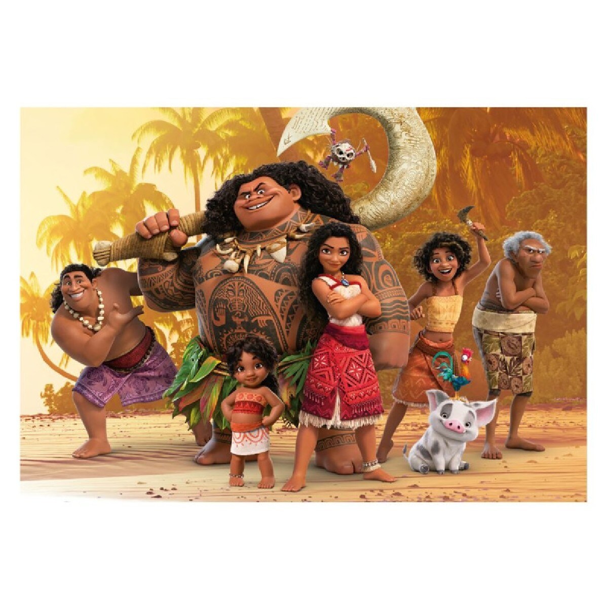 Puzzle Progressivo 50-80-100-150 Peças Moana 2 3