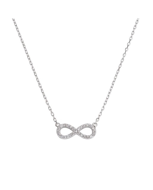 Imagem 0 de Colar "Infinity" em Prata com Zircónias - Prateado