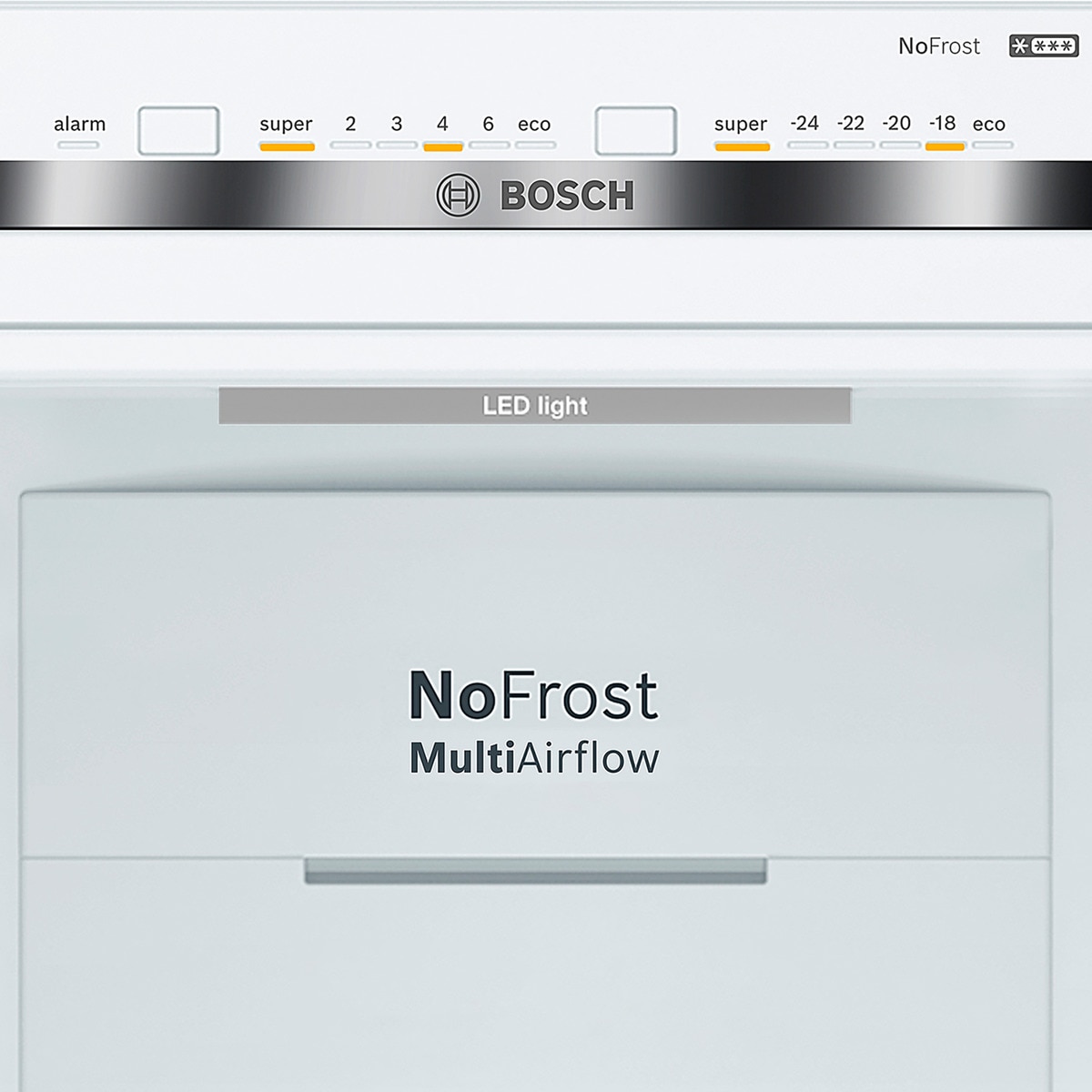 Frigorífico Combinado Bosch Série 4 KGN366ICF VitaFresh PerfectFit e No Froste de 186 cm - Inox Anti-dedadas Inox-4