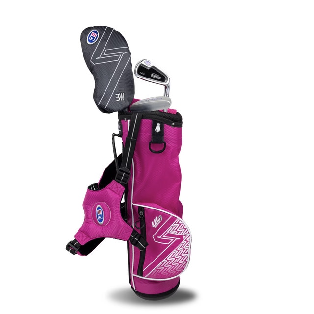 Imagen 0 de UL7 Ultralight 39-s Set de 3 Palos con Bolsa Rosa US Kids