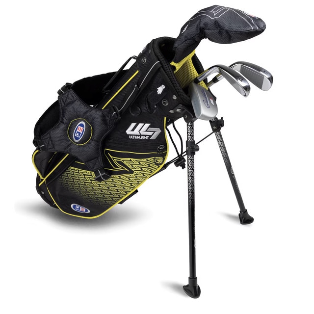 Imagen 0 de UL7 Ultralight 42 Set de 4 Palos con Bolsa Negra/Amarillo  US Kids