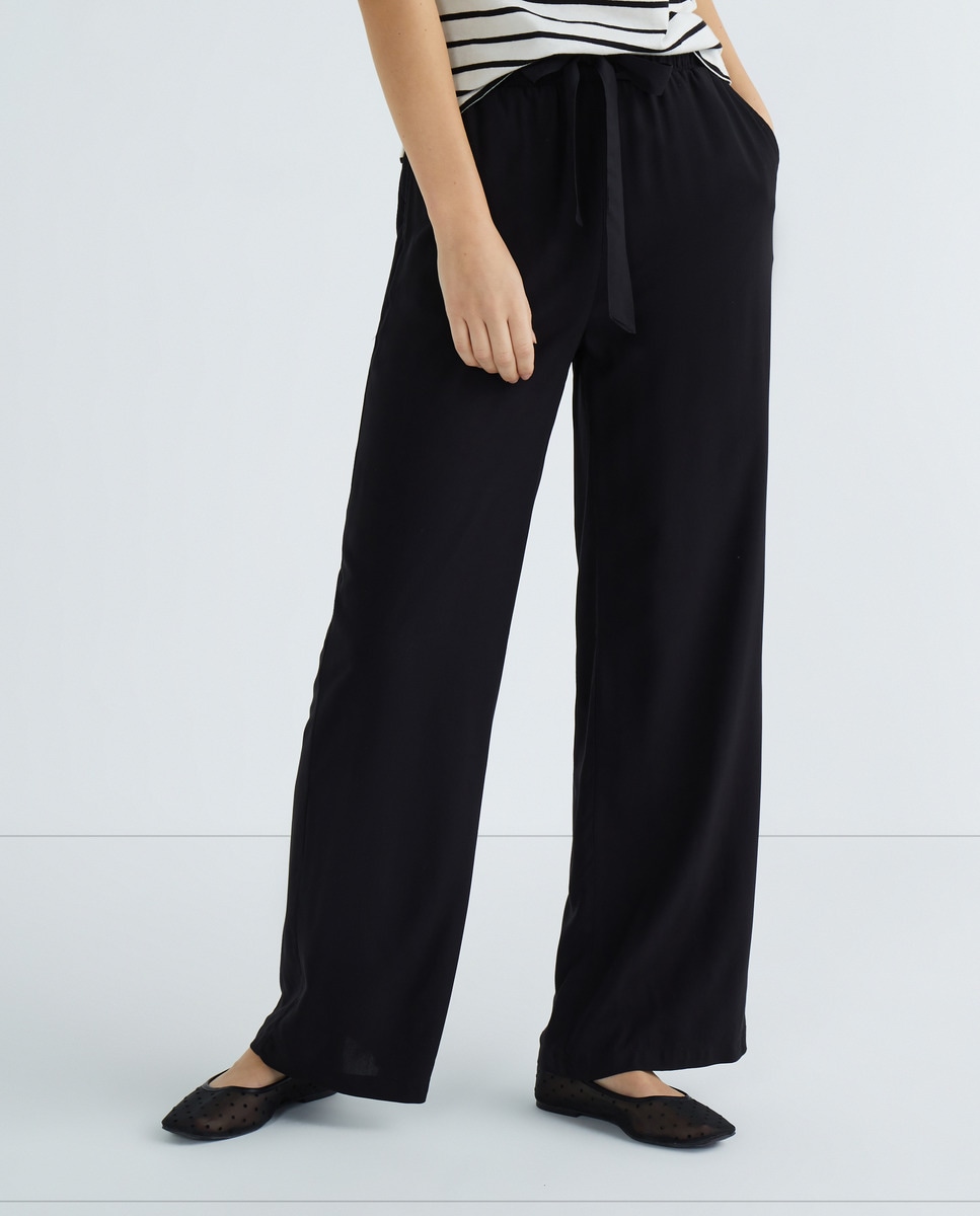 Pantalón de mujer Negro-2