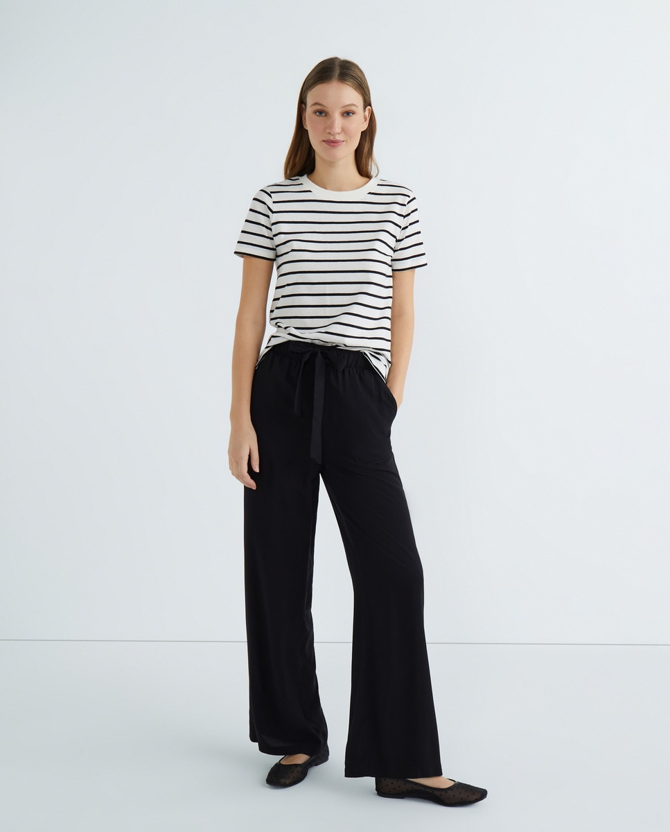 Pantalón de mujer Negro-1