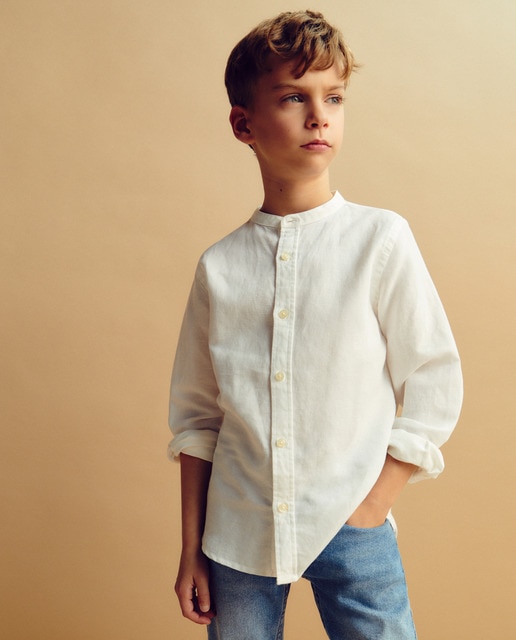Imagem 0 de Camisa com Gola à Padre