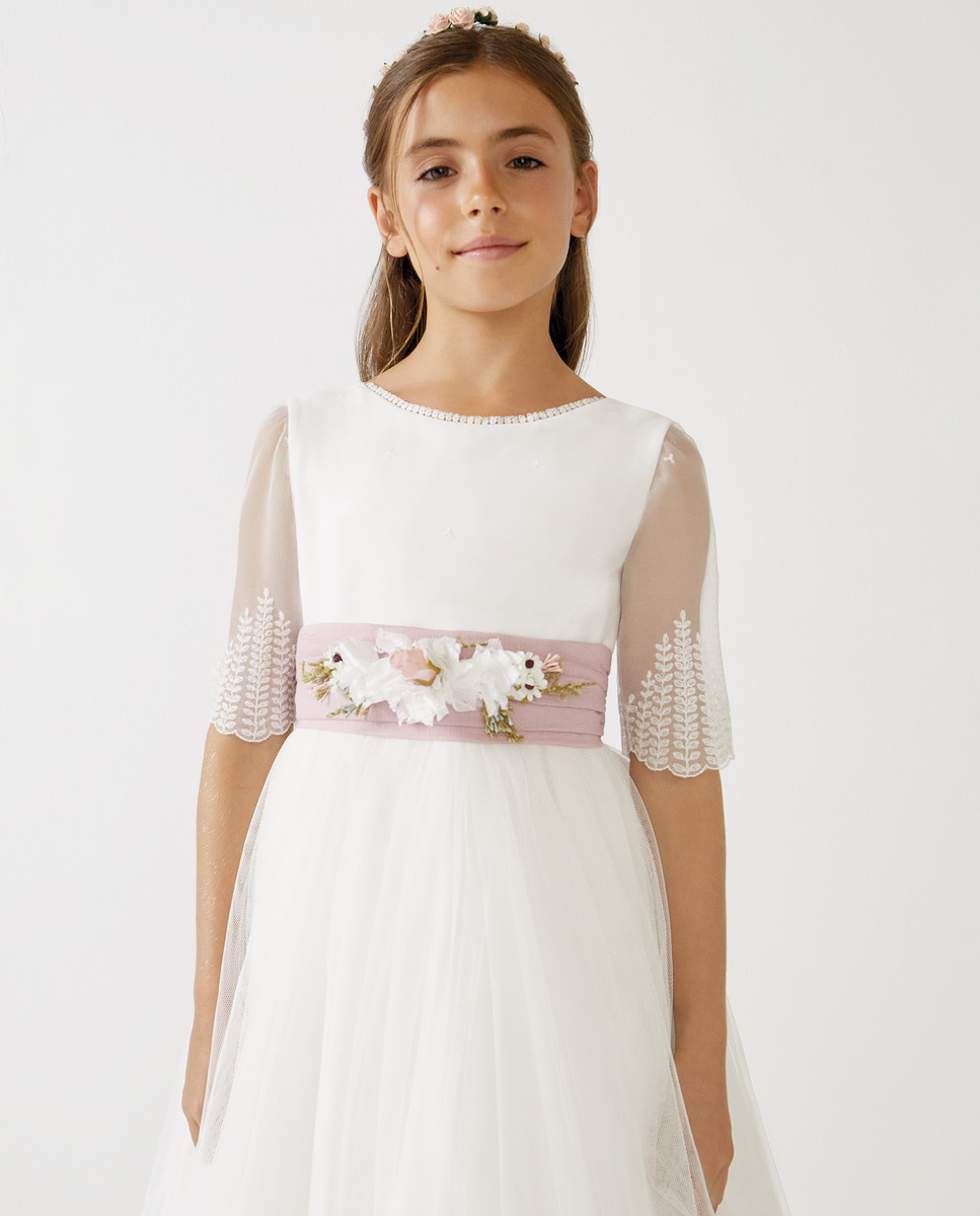 Moda Infantil Vestidos Tizzas NiÃ±a El Corte Ingles Comunion