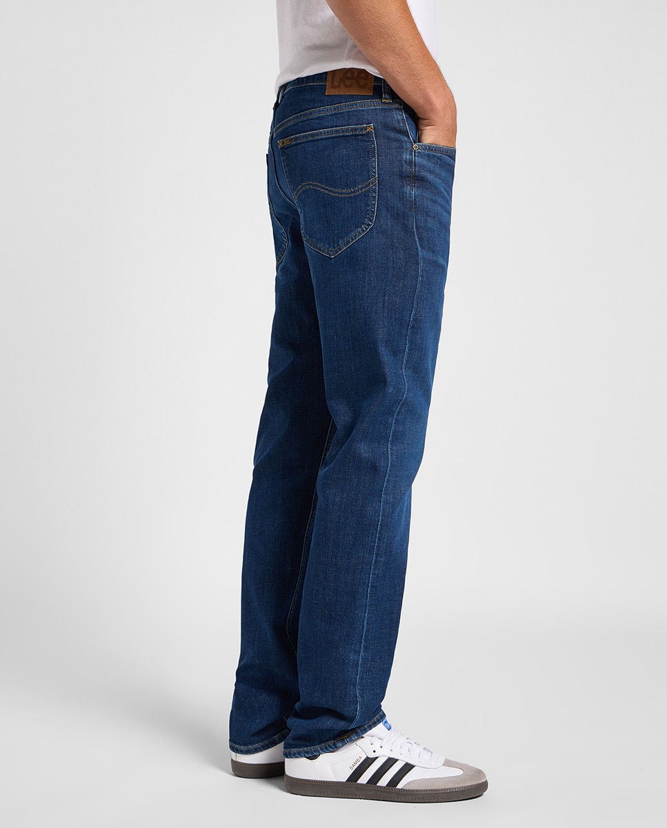Jeans de 5 Bolsos Daren Zip Azul-4