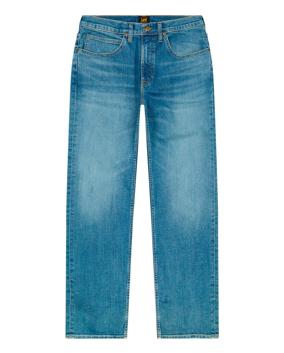 Jeans de 5 Bolsos Brooklyn Straight Azul-6