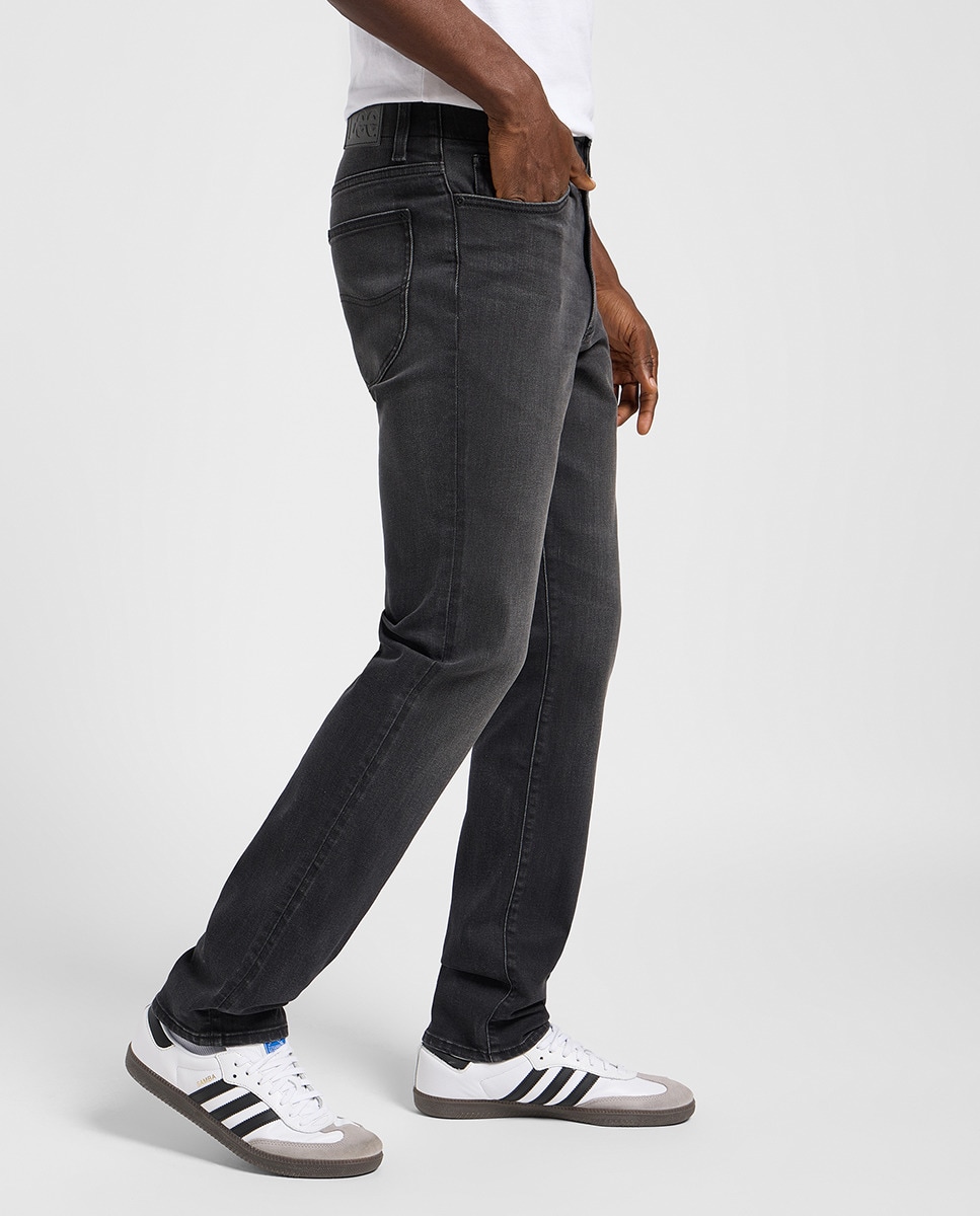 Jeans de 5 Bolsos Extreme Motion Cinzento-escuro-4