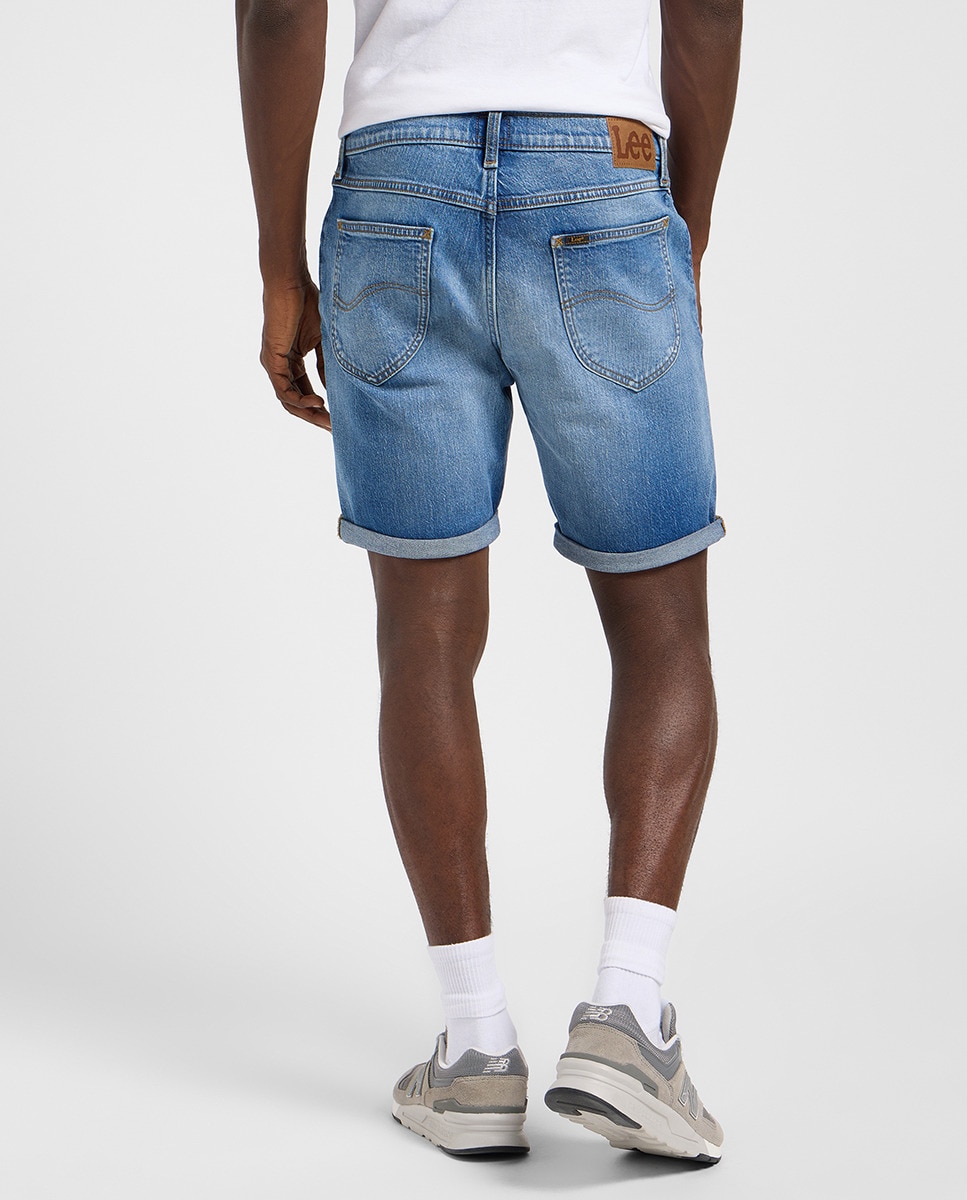 Bermudas de 5 Bolsos Rider Short Azul-3