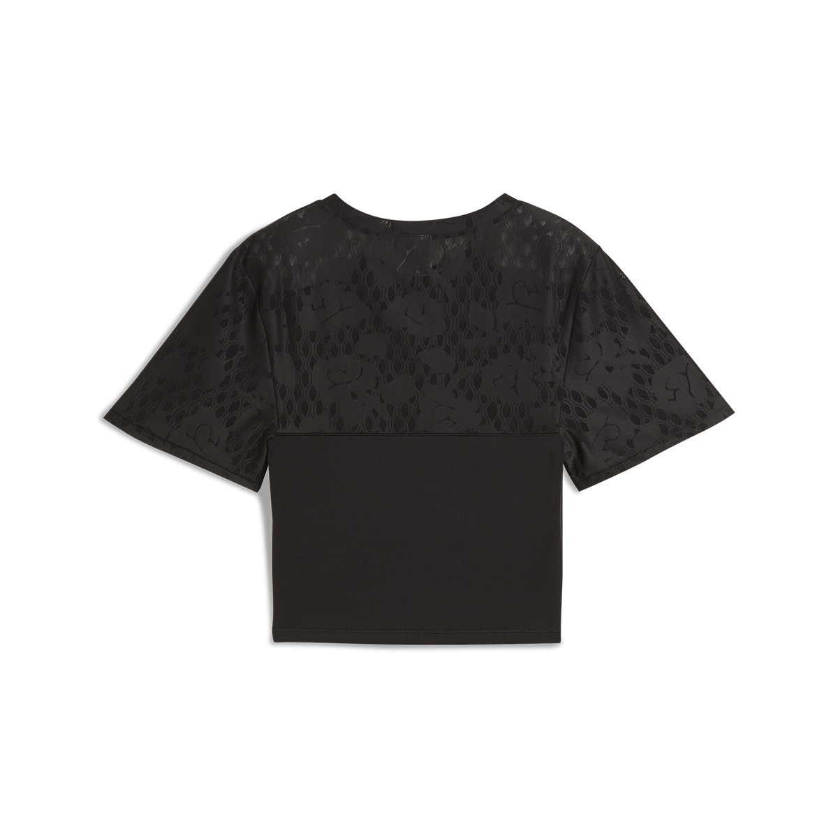 T-shirt de Mulher Lace Top-Short Preto-5