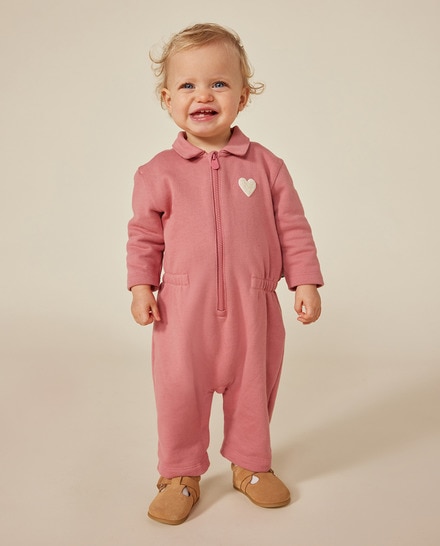 Mono Largo Para Bebé Unisex De Petit Bateau - 100% Algodón, Manga Larga, Cierre Clásico
