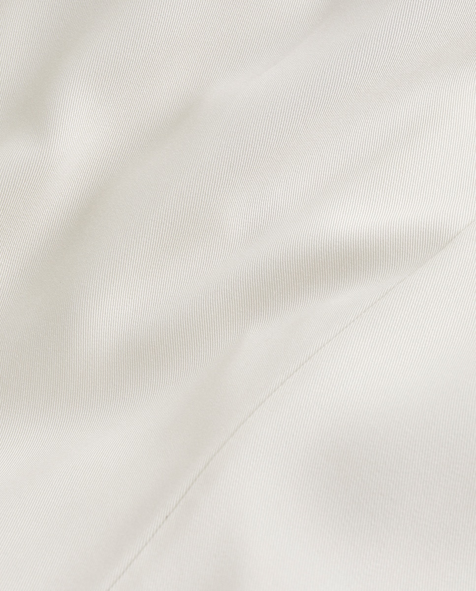 Blusa de mulher de manga curta Branco-6
