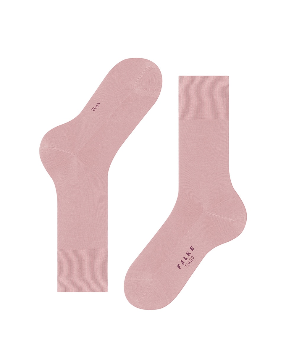 Meias Lisas com Fio da Escócia Rosa-4