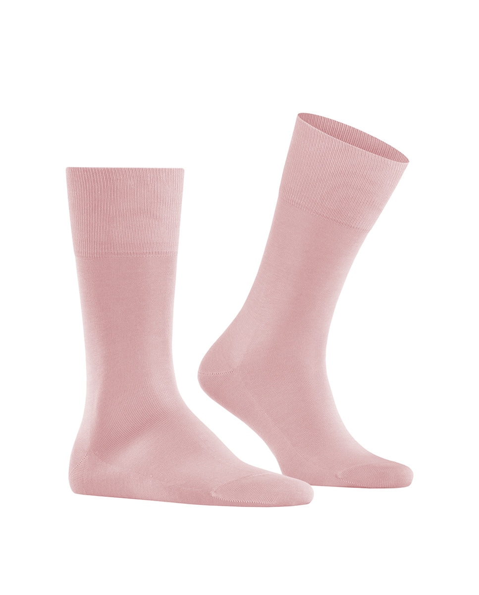 Meias Lisas com Fio da Escócia Rosa-1