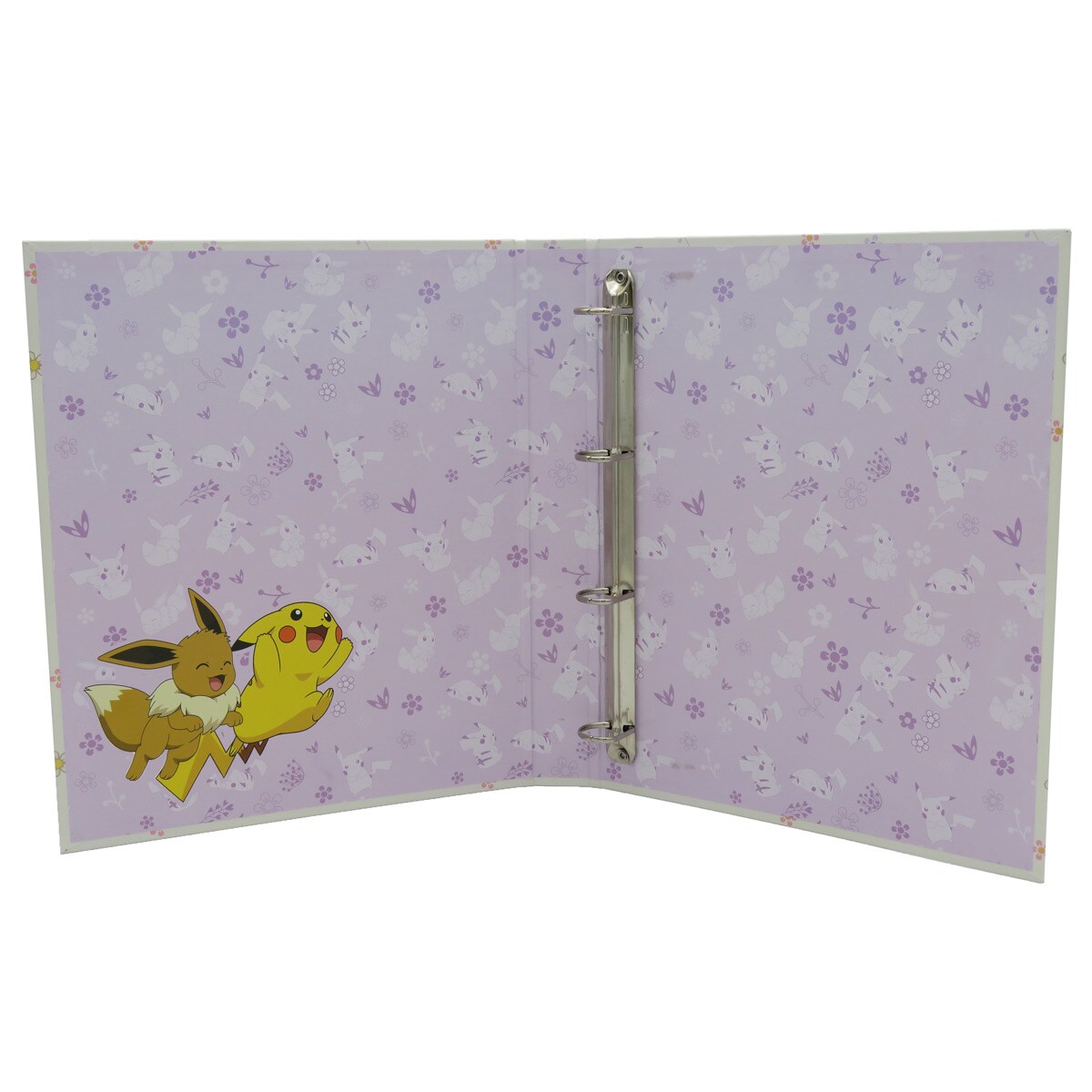 Pasta de 4 argolas DinA4 Pokémon Flowers CyP Marcas bege malva multicolorido Bege-3