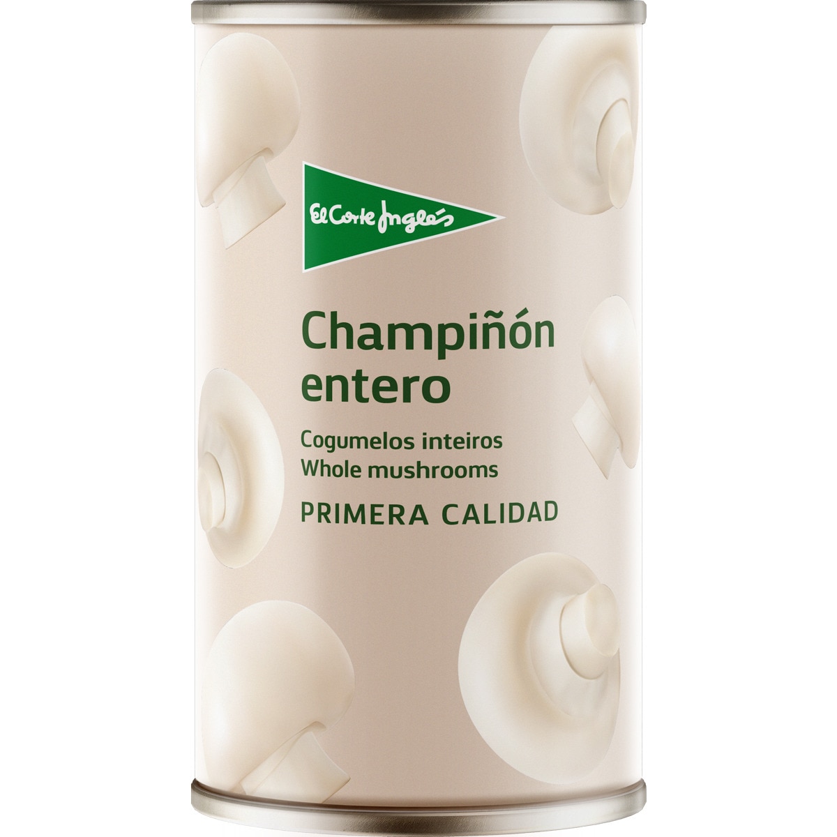 champiñón entero lata 185 g neto escurrido