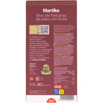 block of duck foie gras with truffle 2 x 40 g medallions gluten-free container 80 g