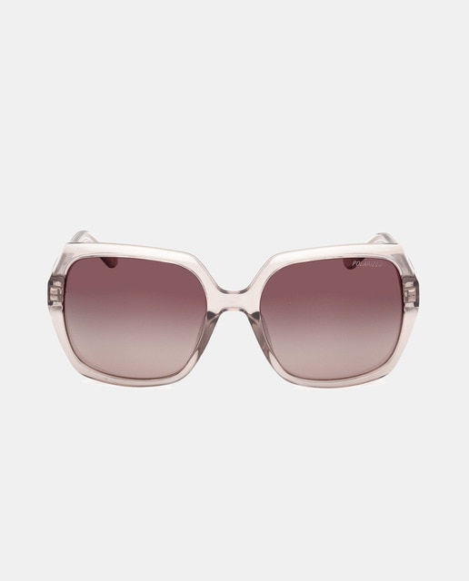 Imagen 0 de Gafas de sol de mujer cuadradas en inyectado con lente polarizada en beige