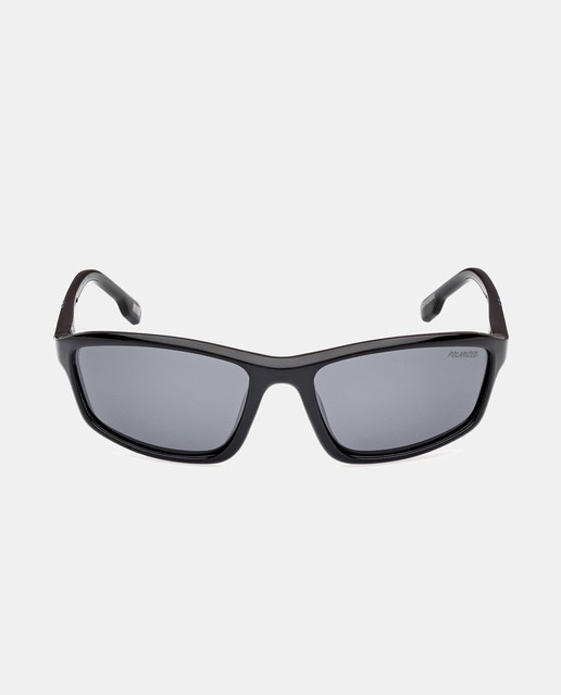 Imagen 0 de Gafas de sol de hombre rectangulares en inyectado con lente polarizada en negro