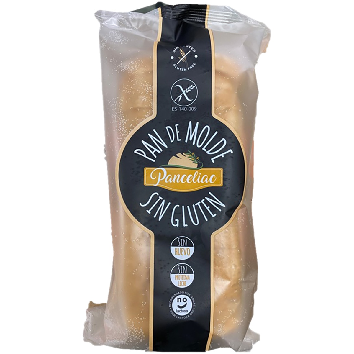 pan de molde sin gluten sin lactosa y sin huevo bolsa 400 g