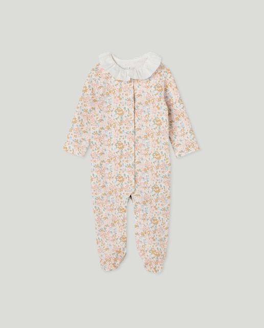 Pijama de bebé largo cuello