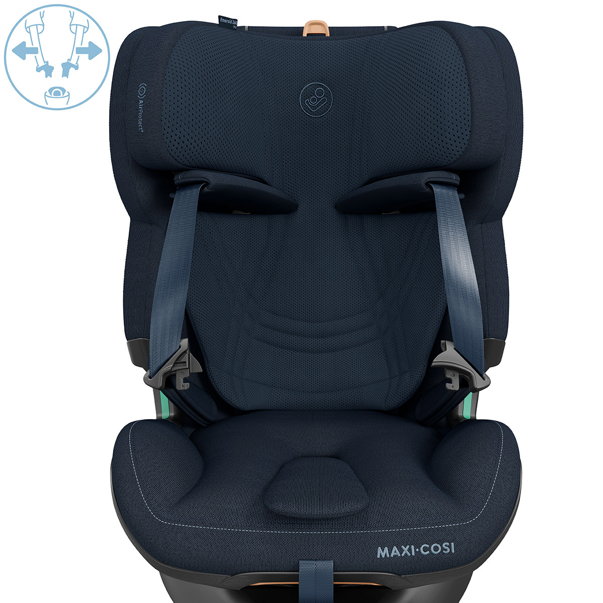 Cadeira Auto Emerald 360 Pro I-Size, 40-150 cm, 0-12 Anos Azul-escuro-11