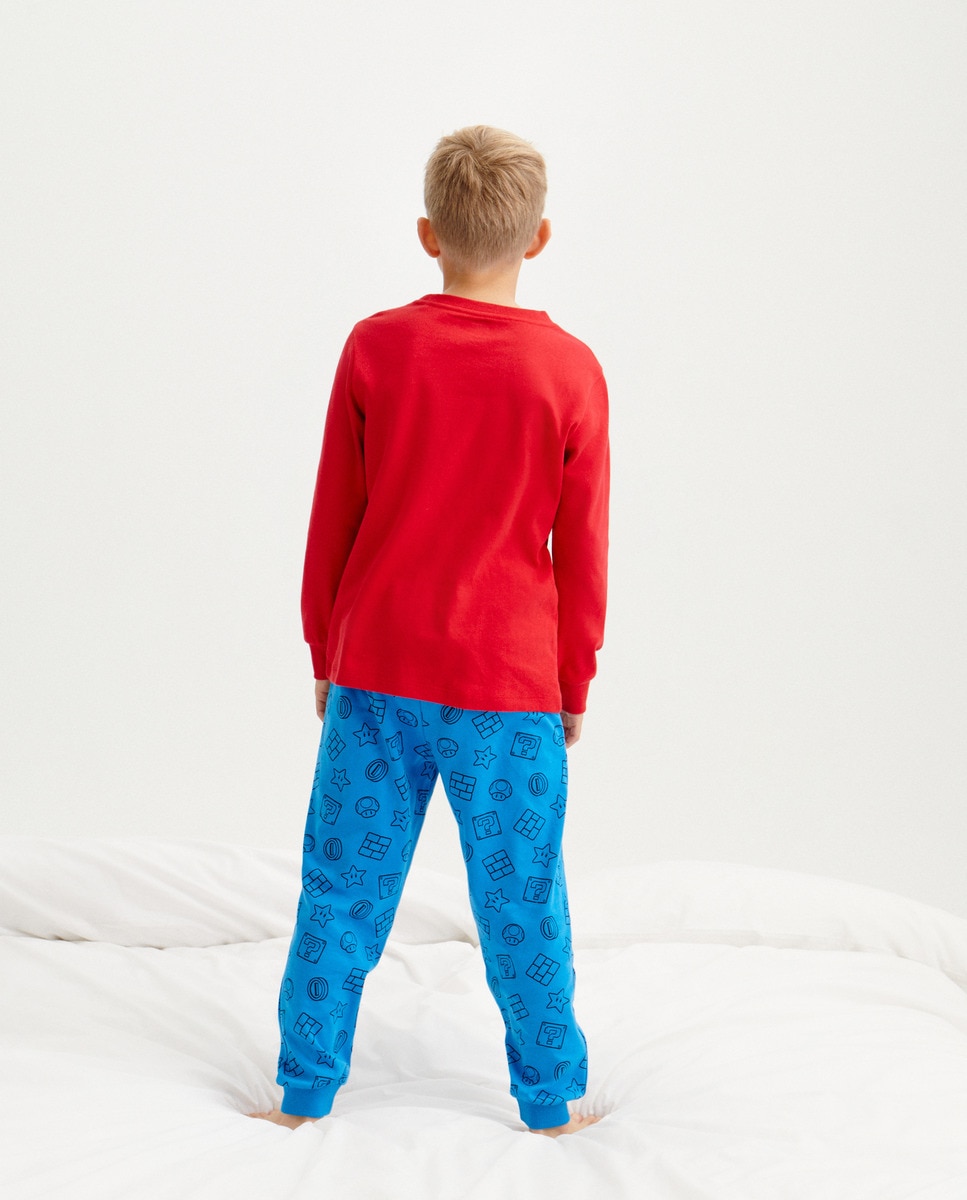 Pijama comprido Vermelho-2