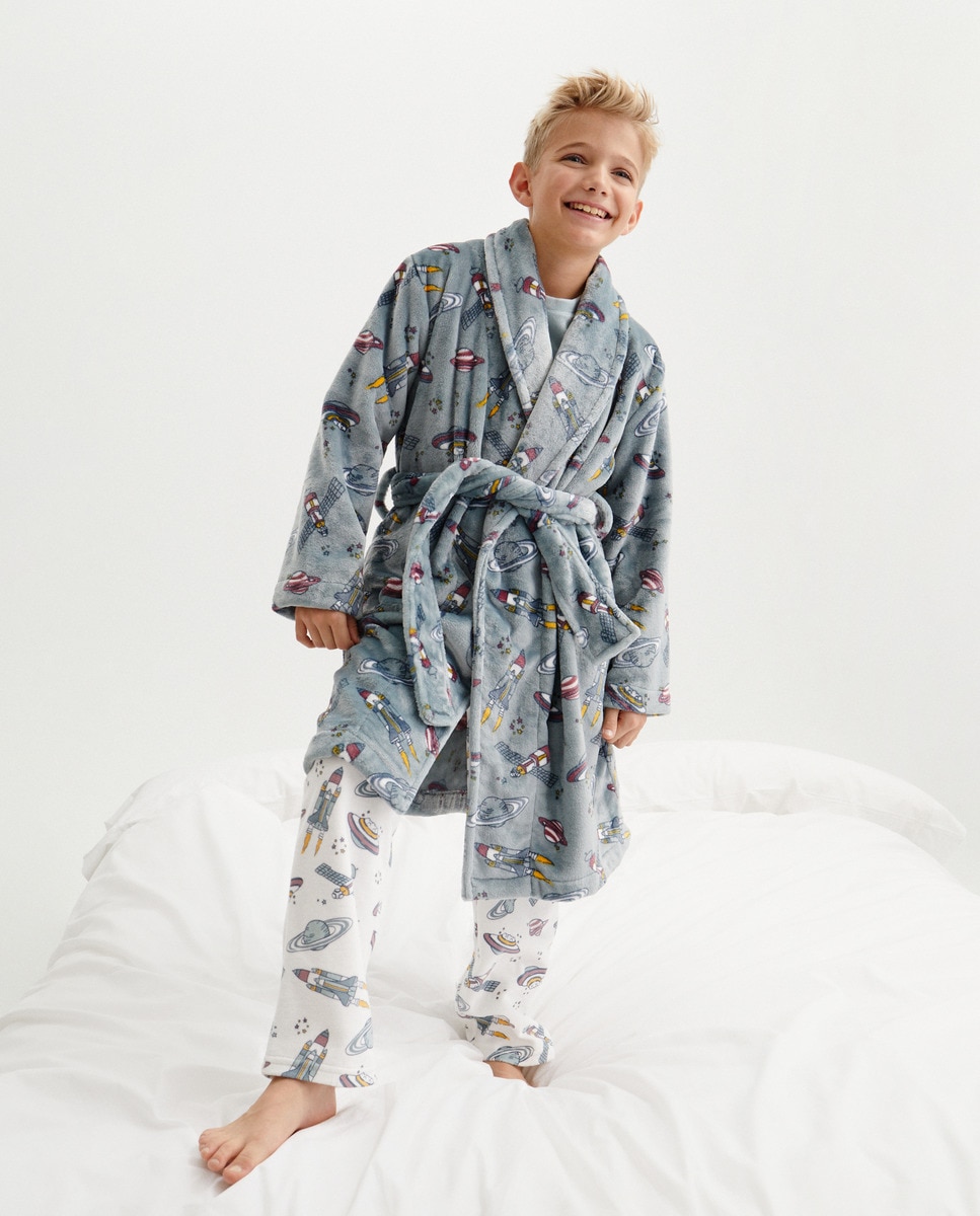 Robe Estampado Verde-1