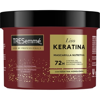 mascarilla de pelo Nutritiva Liso Keratina con aceite de marula tarro 440 ml control del encrespamiento hasta 72h - Tresemme