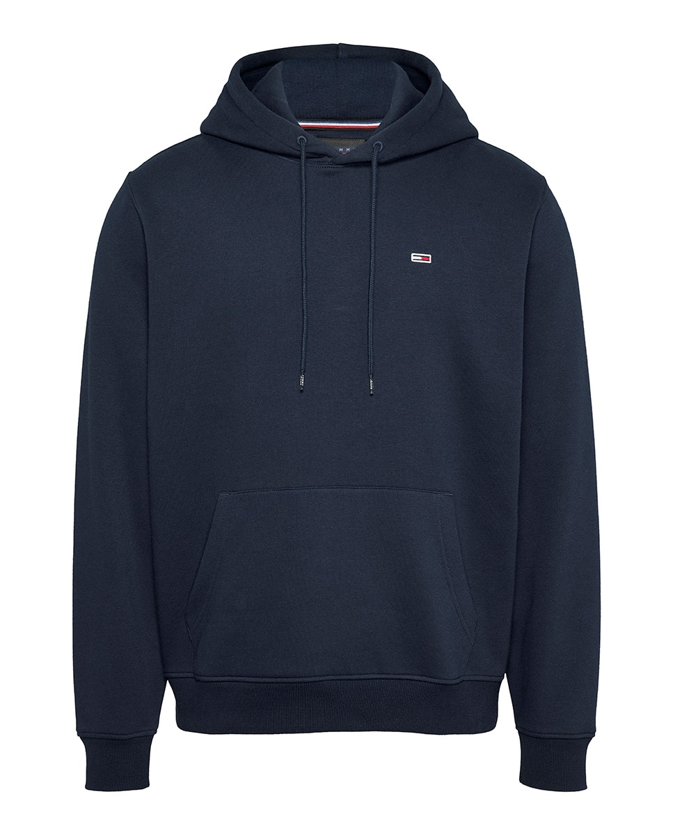 Sweatshirt com Capuz e Logótipo de Bandeira Azul-marinho-4