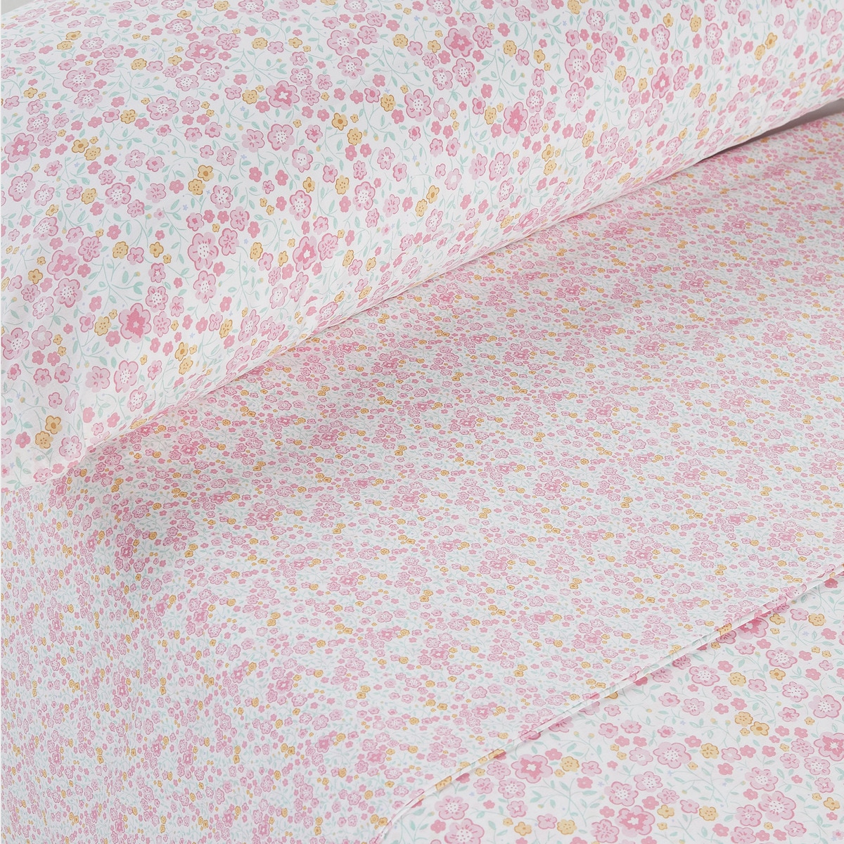 Juego de funda nórdica infantil Prímula Basics El Corte Inglés Rosa-1