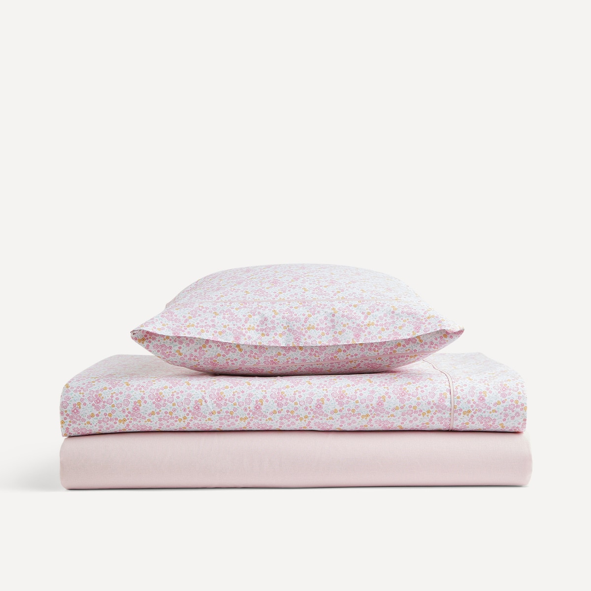 Juego de sábanas infantil con bajera Prímula Basics El Corte Inglés Rosa-5