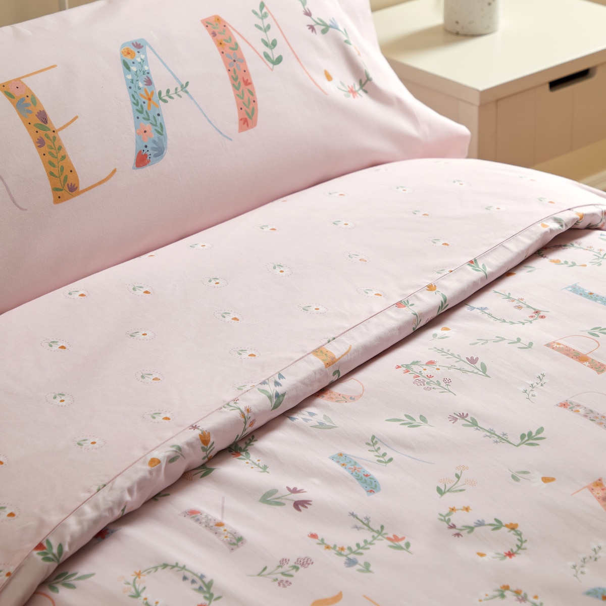 Conjunto de Capa de Edredão de Algodão Flora Minihome Multicolor-3