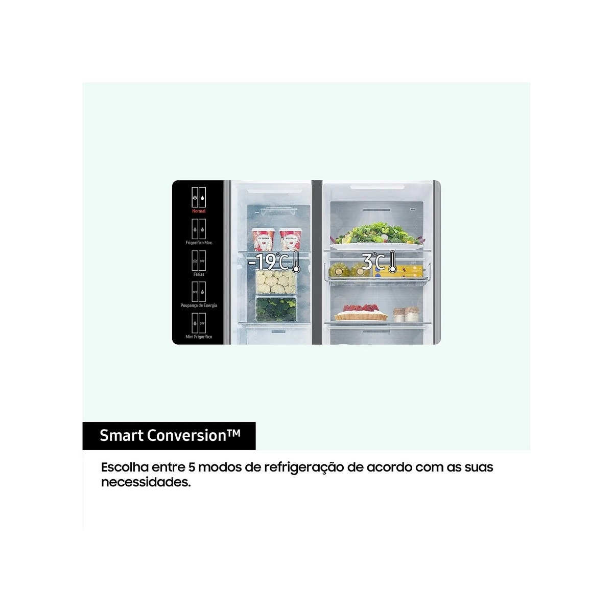 Frigorífico Americano Samsung RS68CG852DS9EF No Frost Wi-Fi com Depósito Água e de 178 cm - Inox Inox-4