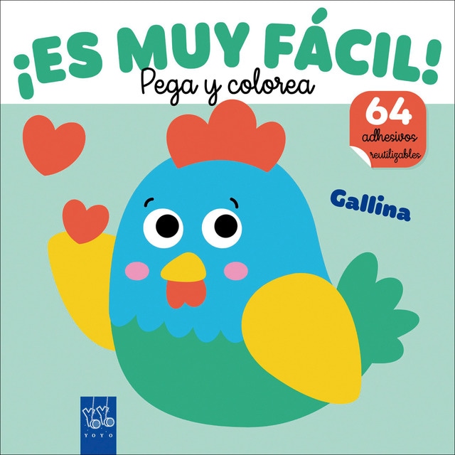 Imagem 0 de ¡Es muy fácil! Pega y colorea. Gallina (Capa mole)