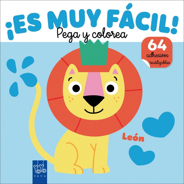 Imagem 0 de ¡Es muy fácil! Pega y colorea. León (Capa mole)